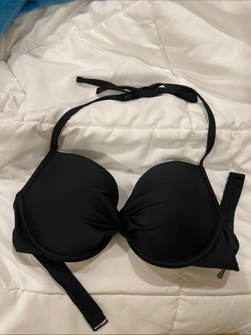 aerie Black Molded Cup Bikini Top